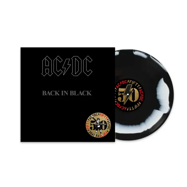 AC/DC - Back In Black (50th Anniversary Exclusive Black Marbled Vinyl)