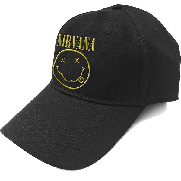 Nirvana - Nirvana Logo & Smiley (Nirvana Logo & Smiley Baseball Cap)