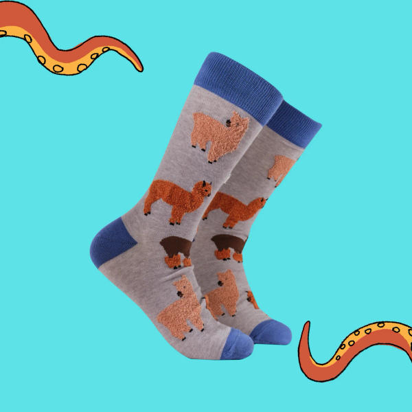 Socktopus - Fluffy Alpaca