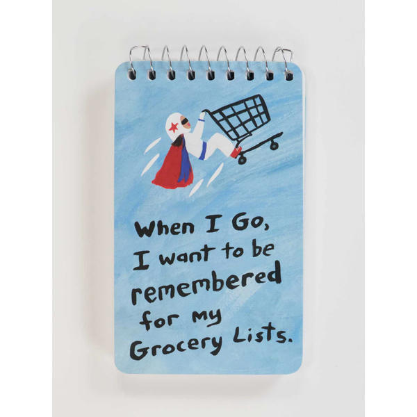 Blue Q - Grocery List Notebook