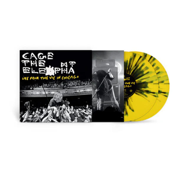 Cage The Elephant - Live From The Vic In Chicago (Yellow & Black Splattered Vinyl) (RSD BF 2025)