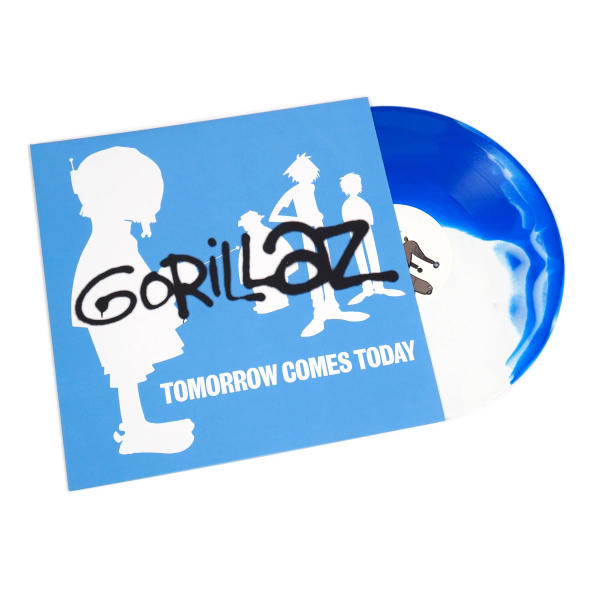 Gorillaz - Tomorrow Comes Today EP (White & Blue Colour-In-Colour Vinyl)