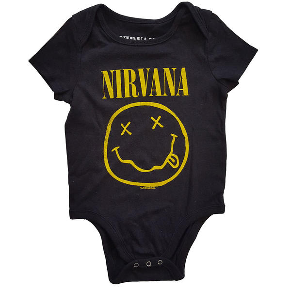 Nirvana - Yellow Smiley - Rāpulis mazuļiem (3 - 6 mēneši)