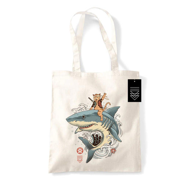 Vincent Trinidad - Catana Shark Tote Bag