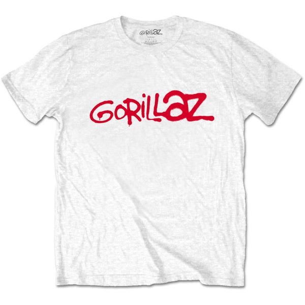 Gorillaz - Logo WHT (XL)