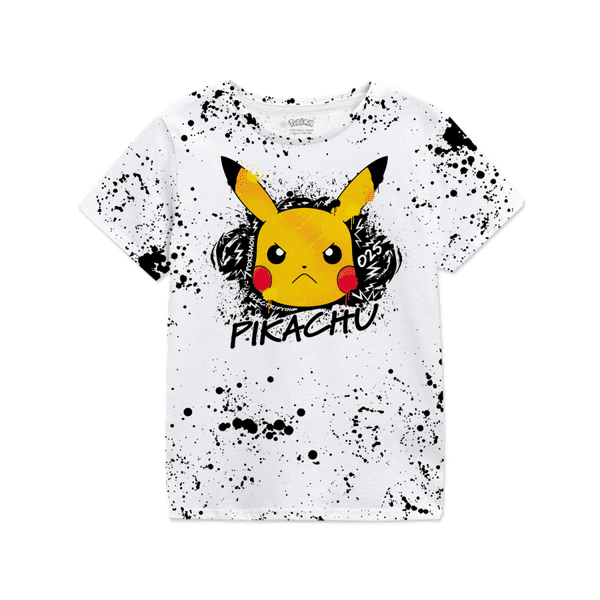Pokemon - Bērnu T-krekls - Pikachu Splat (9-11 gadi)
