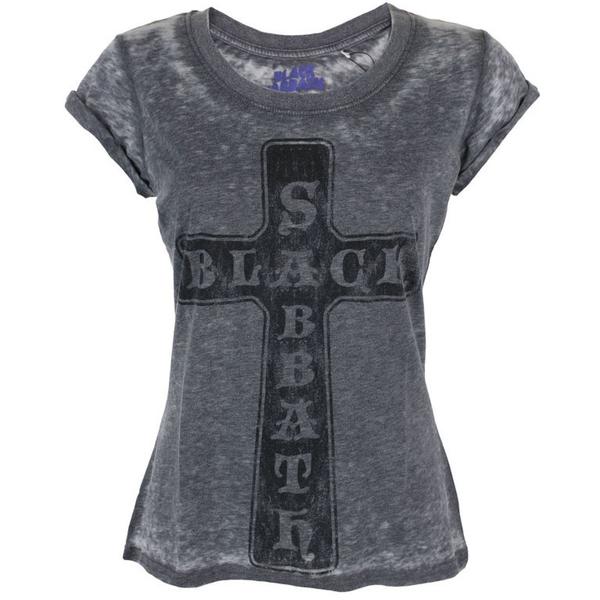 Black Sabbath - Sieviešu T-krekls Vintage Cross (Large)