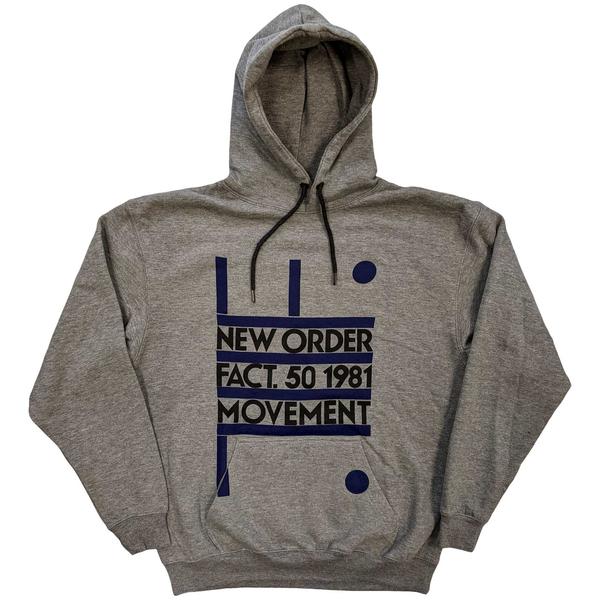 New Order - Movement Grey Hoodie (Large)