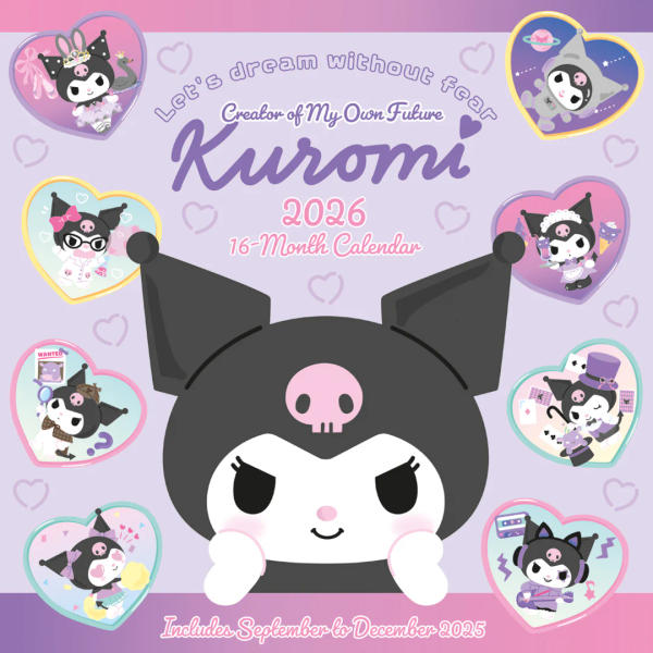 Kuromi - Calendar Kuromi 2026 (16 months)