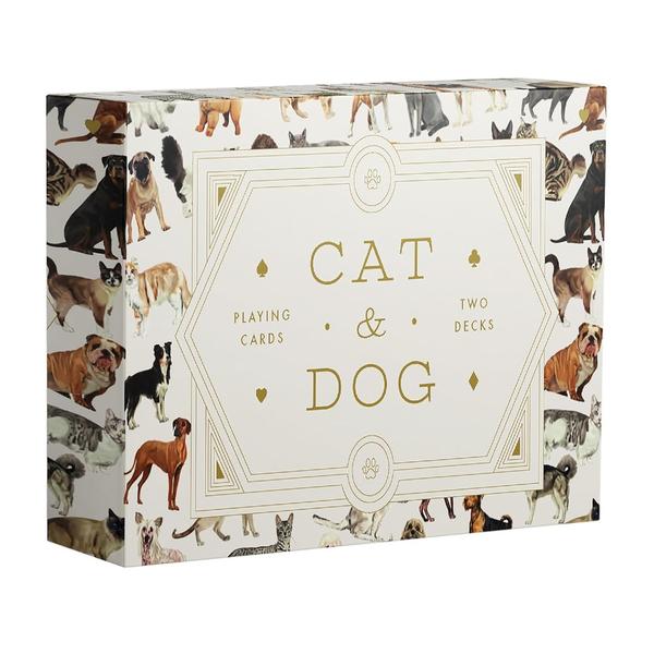 New Mags - Spēļu kāršu komplekts "Cat & Dog" (2 kavas)