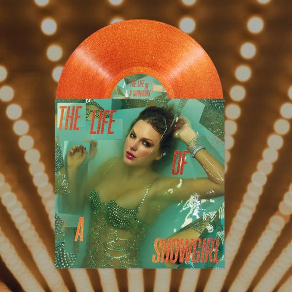 Taylor Swift - The Life of a Showgirl (Sweat And Vanilla Perfume Portofino Orange Glitter Vinyl)