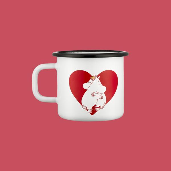 Moomins - Enamel Mug Heart (370 ml)