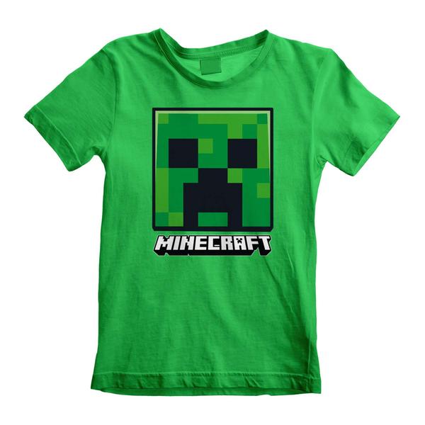 Minecraft - Creeper Face - T-krekls bērniem (7-8 gadi)