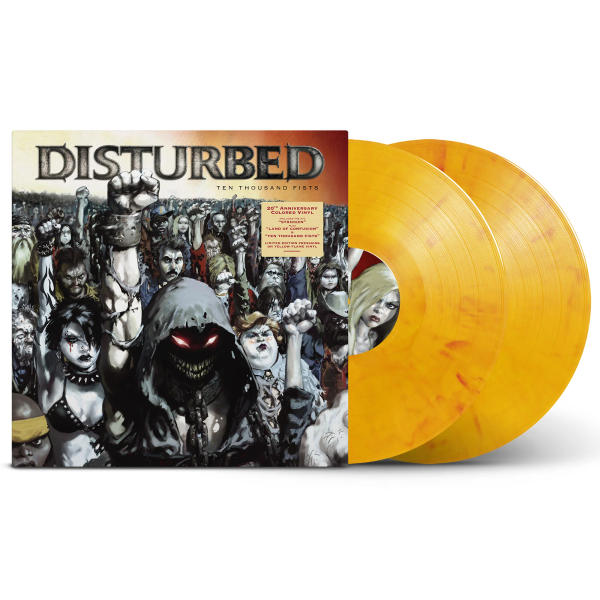 Disturbed - Ten Thousand Fists (20th Anniversary Yellow Flame Vinyl)