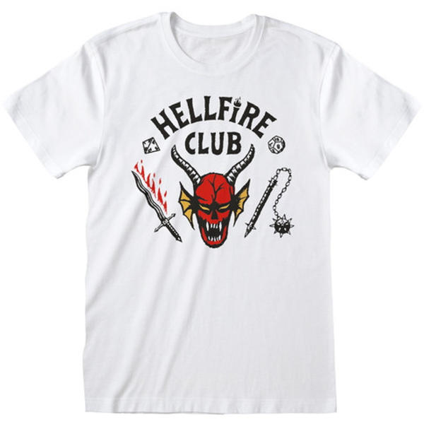 Stranger Things - Hellfire Club Logo White (XXL)