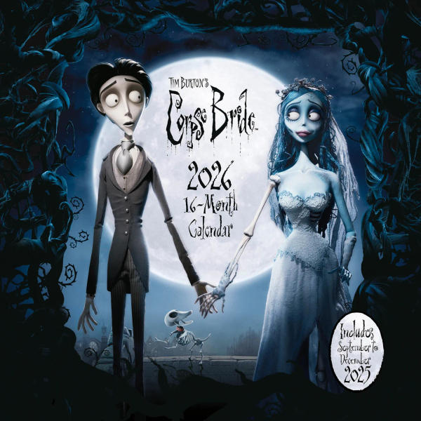 Tim Burton - Calendar Corpse Bride 2026 (16 months)